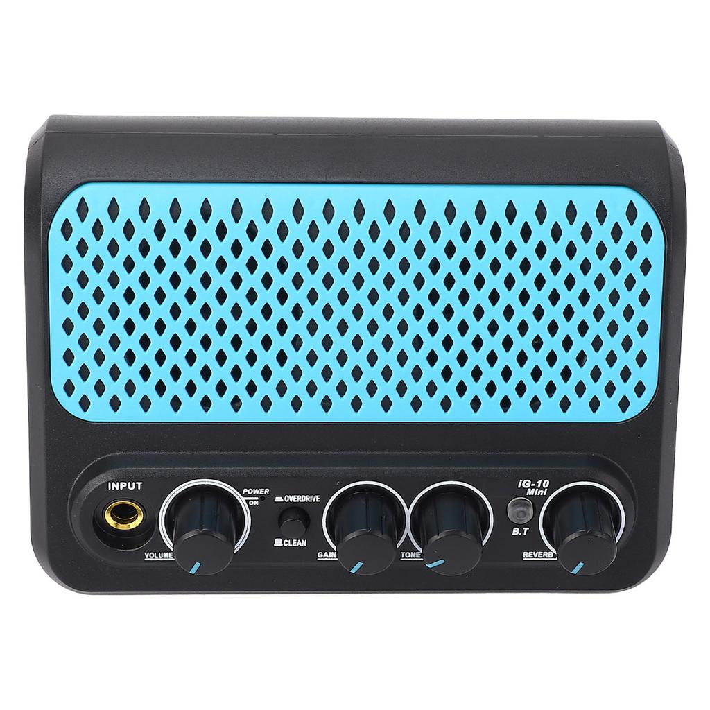 Mini Guitar Amplifier Bluetooth 5.0 Double Channel Small Electric Guitar Amplifier