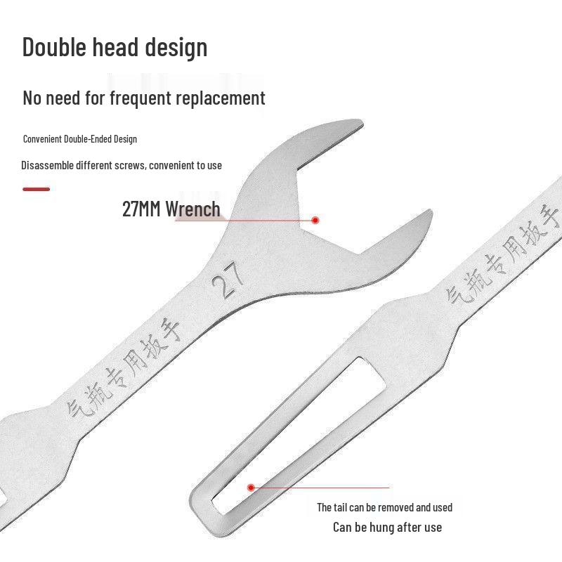 Universal Multi-functional Cylinder Wrench for CO2, Oxygen, and Argon Valves
