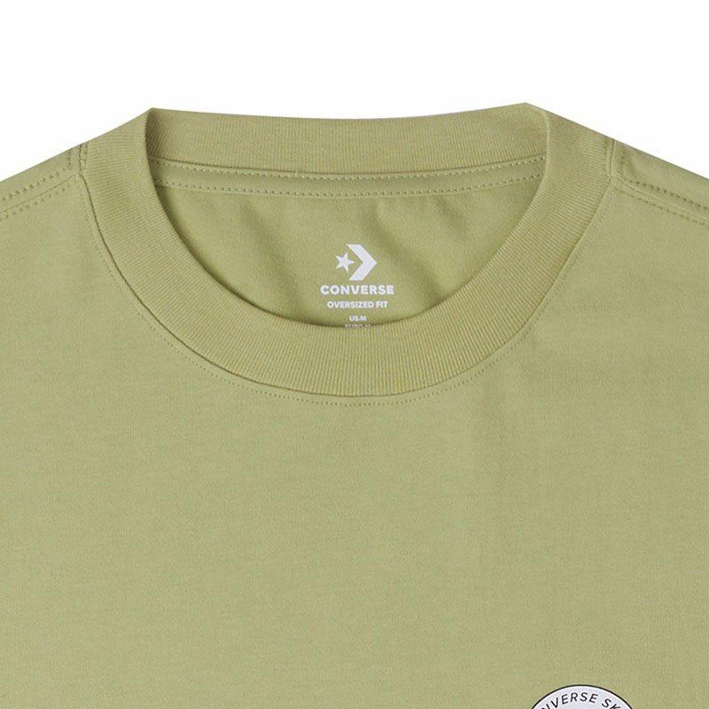 Converse T Shirt Men's Yellow Green 10026165-A02