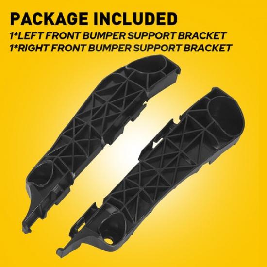 52535-0R010 Bumper Retainer Set For Toyota 2006-2012 Front Primed 2Pc EXV