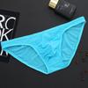 Men's Sexy Transparent Nylon Ice Silk Low Waist Briefs