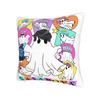 KPop Demon Hunters Halloween Saja Boys Pillowcase Printed Polyester Cushion Cover Decorative  Throw Pillow Case Cover Home