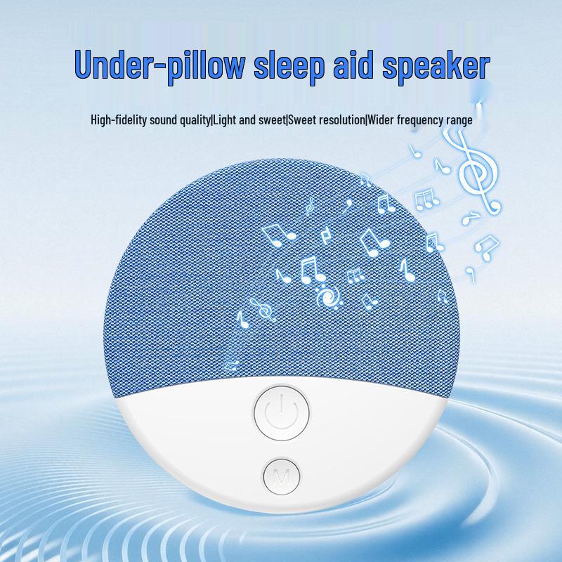 Ultra-Thin Bluetooth Pillow Speaker: High-Quality 4DS Sound, Music & White Noise for Bedside Use