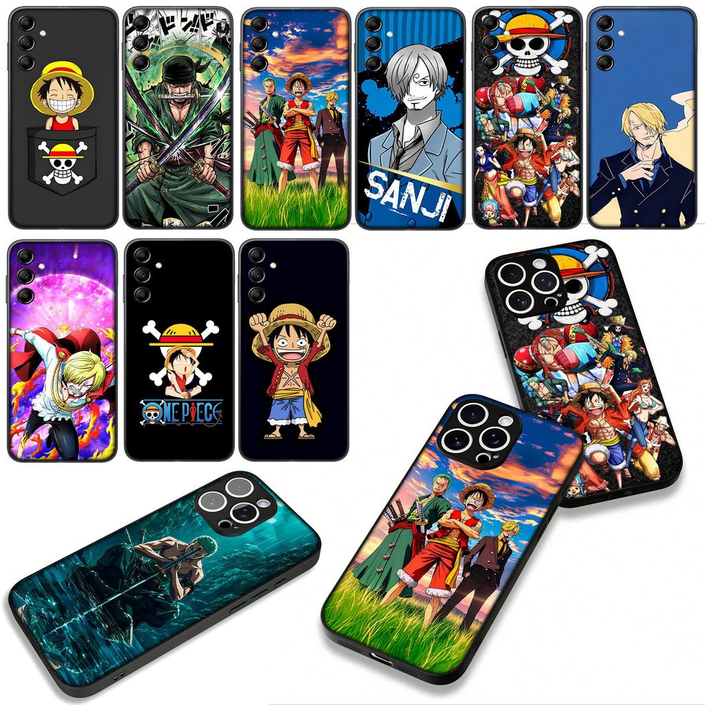 Comics Sanji One Zoro Pieces Luffy for Samsung Galaxy A36 A17 A26 A07 A35 A54 A53 A13 A33 A34 S8 S9 S20 S21 FE S10 Plus Case