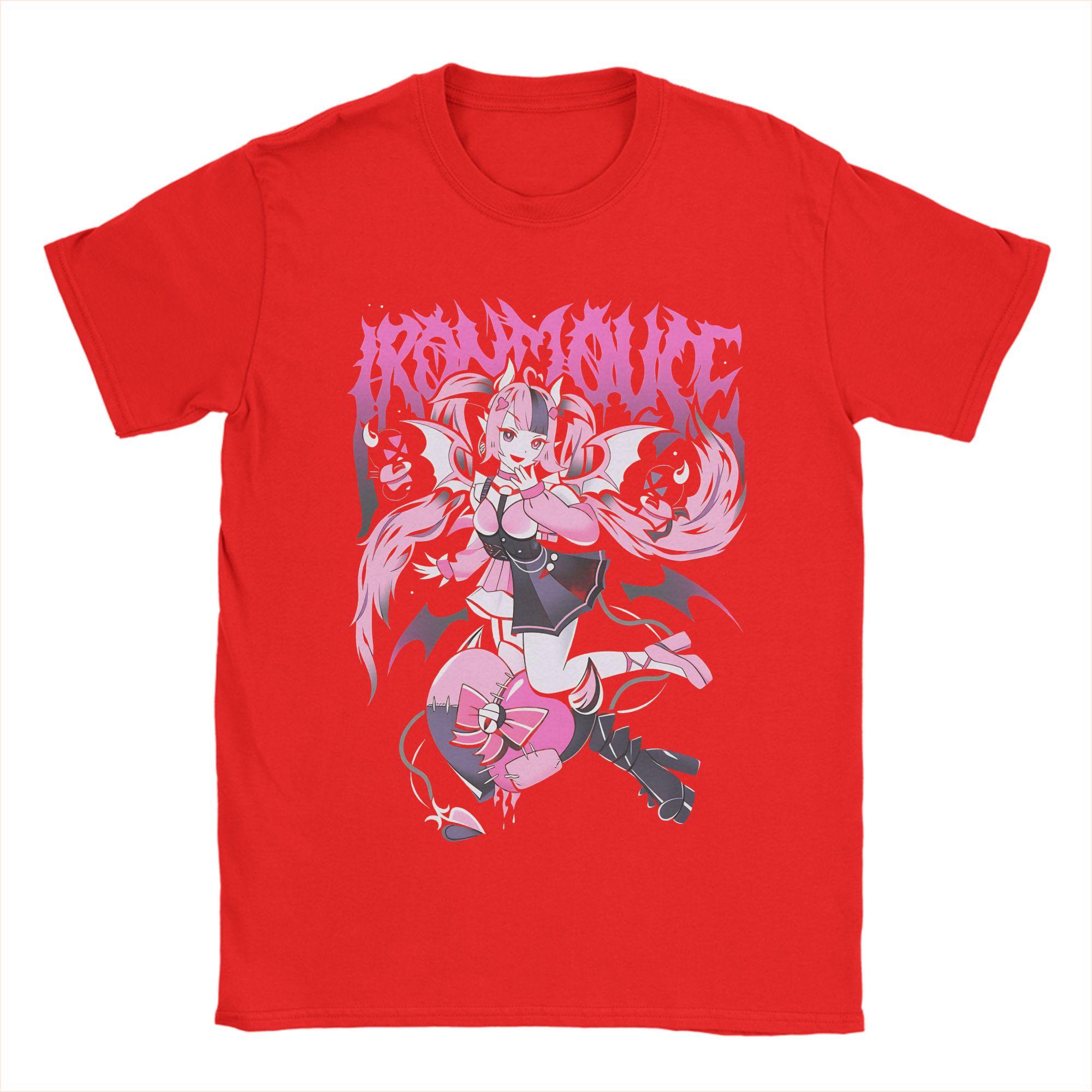 

Casual T Shirt Summer Ironmouse VTuber Novelty T Shirts Cotton Tee Shirt for Male Y2K Fun Design Short Sleeve Tees S