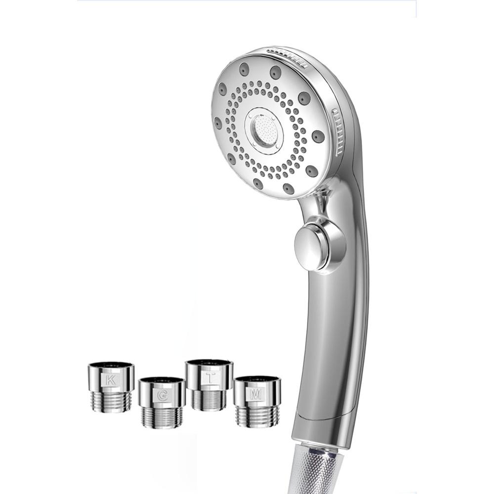 

Shower Head Micro Nano Bubble [90% Water Saving, 99.9% Chlorine Removal] Removal, High Cleaning Power, Stop at Hand, 5-Stage Mode, Head, Pressure,