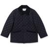 Chopin Quilted 120cm Coat, (7372-5412), Boys' Navy, Outerwear, Kids'