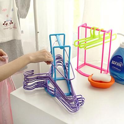 Hot Holder Smart Design Clothes Hanger Stacker Rack Storage Organizer