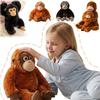 Simulação Punch Gorila Boneca de Pelúcia Mãe e Bebê Macaco de Braço Longo Animal Brinquedo de Pelúcia Decoração de Casa Presente Para Crianças