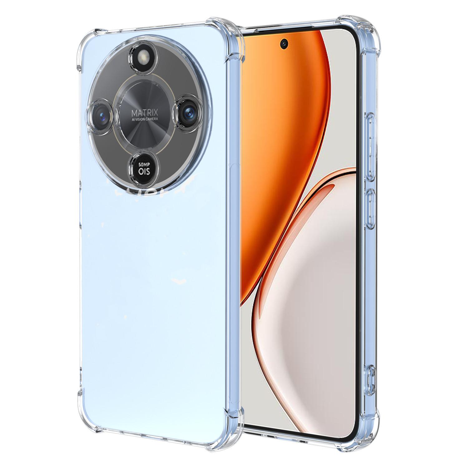 

Four-Corners Shockproof TPU for Honor Magic 8 Lite Magic 8 Pro X9d Protective Cover Transparent Back Shell Frame Funda Coque HONOR X9D