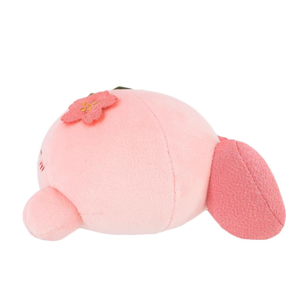 Sanei Boeki Kirby of the Stars Fluffy Japanese Collection Kirby Sakuramochi Plush Toy (S) W12 X D15 X H9cm Plush Toy KFW02
