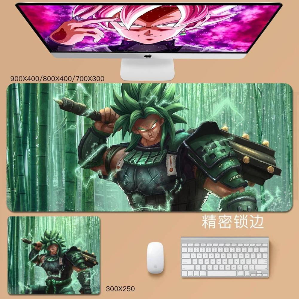 Man Cool Mouse Pad Convenience Dragon Ball Animation Son Goku Leather Mouse Pad Cartoon Vegeta Bulma Broly Large Keyboard Pad Student Desk Pad