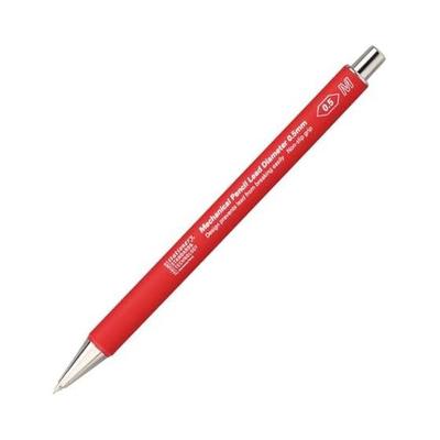 Nitto STALOGY Mechanical Pencil 0.5 Red S5012, Break-Resistant Lead, Smooth Writing, Rubber Grip, Stress-Free