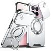 Magnetic Metal Ring Stand Armor Case For Xiaomi 17T Global Slide Push Window Lens Protection TPU Frame Hard Plastic Phone Cover