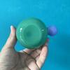 Cute Colorful Glass Cup with Ball Handle Milk Coffee Juice Round Glass Mug Heat Resistant Borosilicate Glass Hot Water Glass