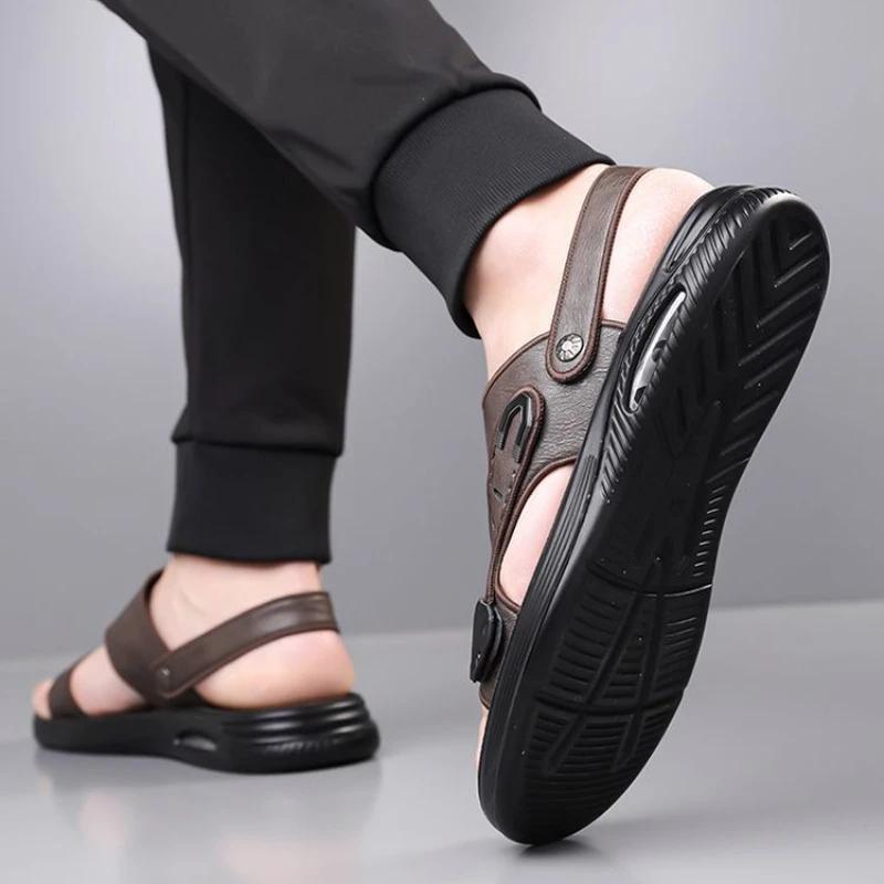 Fashion Outdoor Men's Sandal Height with Platform Non-slip In Welcome Deal Clearance Sale Casual 2025 Styles Eva Breathable 39 Male Shoe