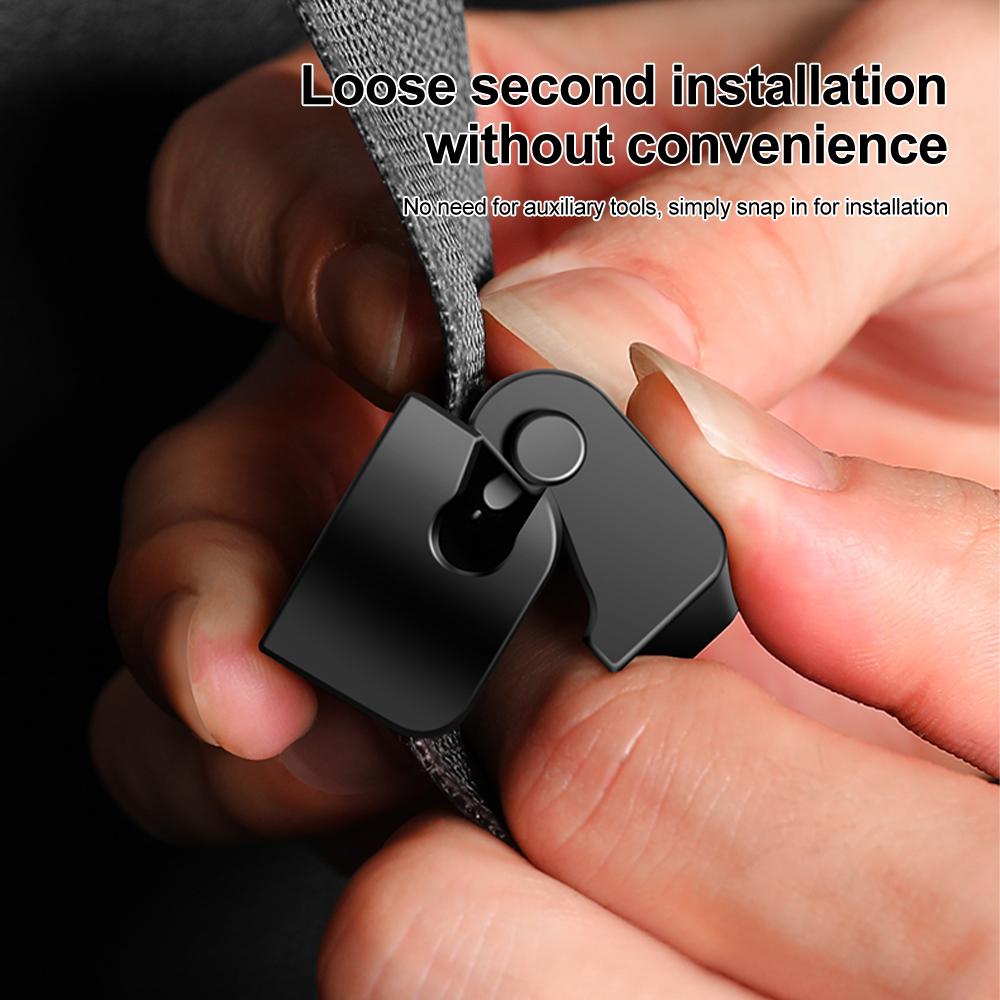 Car Seat Belt Limiter Buckle Seat Belt Adjustment Safety Clip Anti-slip Distance Limiter Fixed Buckle for Interior Accessories