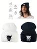 1 Stück Wachhund Strickmütze Kältefeste Bean Cap Winter Warme Mütze Erwachsenenmütze Personalisiert Und Modisch