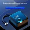 Portable High Power Handheld Intelligent Digital Display Wireless Wired Tire Air Pump Air Compressor Suitable for Cars Motorcycles Bicycles Home Use