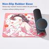 New Cute Genshin Impact Kamisato Ayaka Hu Tao Mousepads Computer Gaming Lock Edge Laptop PC Desk Mat Rubber Keyboard Mouse Pad