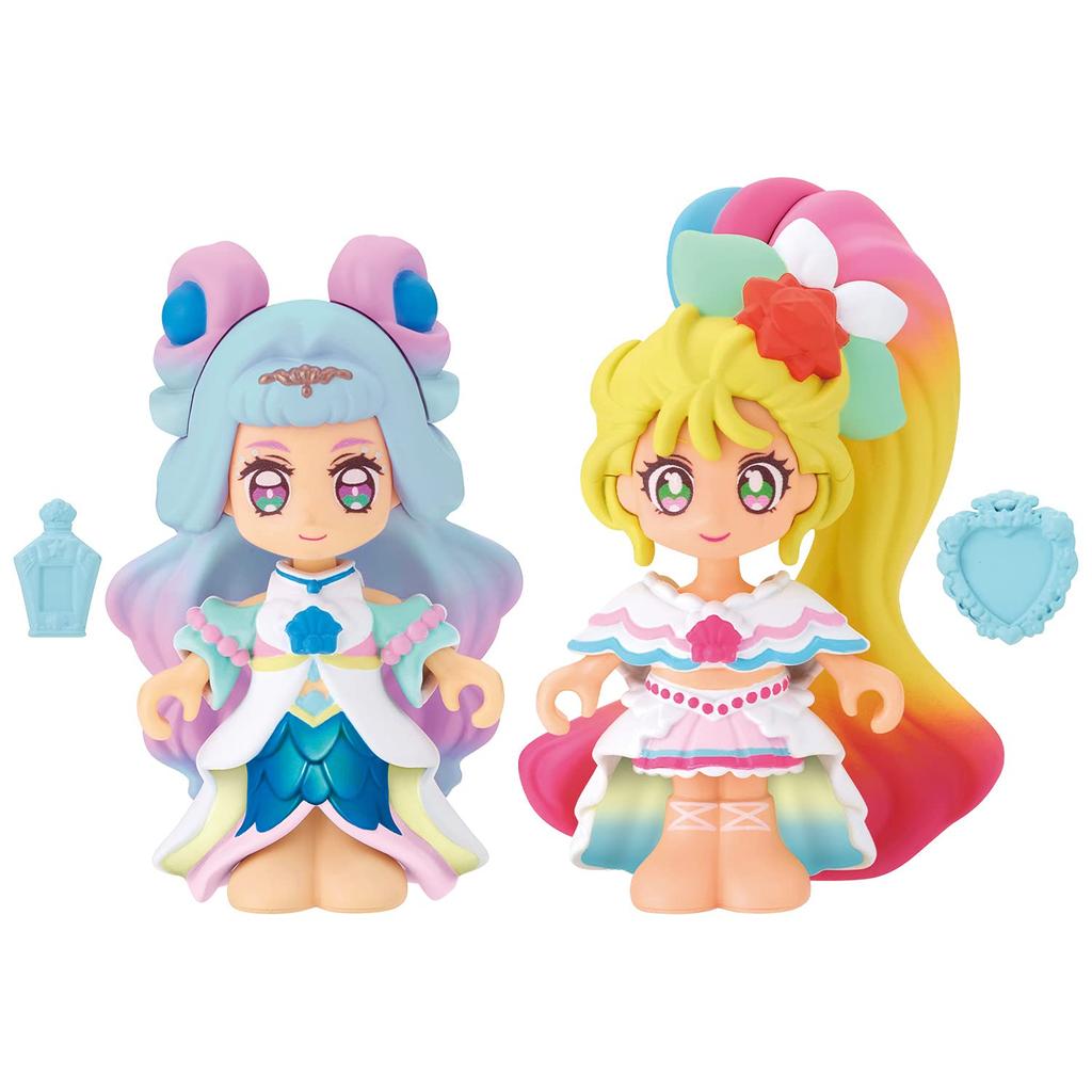 BANDAI Tropical-Rouge PreCure Pre-Coordinate Doll Excellen Tropical Style Set