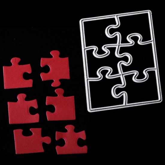 Puzzle Metal Cutting Die for Scrapbooking Paper Craft Embossing DIY Accessory