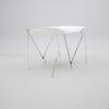 Bimini Top with Support Poles | Resistant, Boat Canopy Metal Frame, for Inflatable Boats