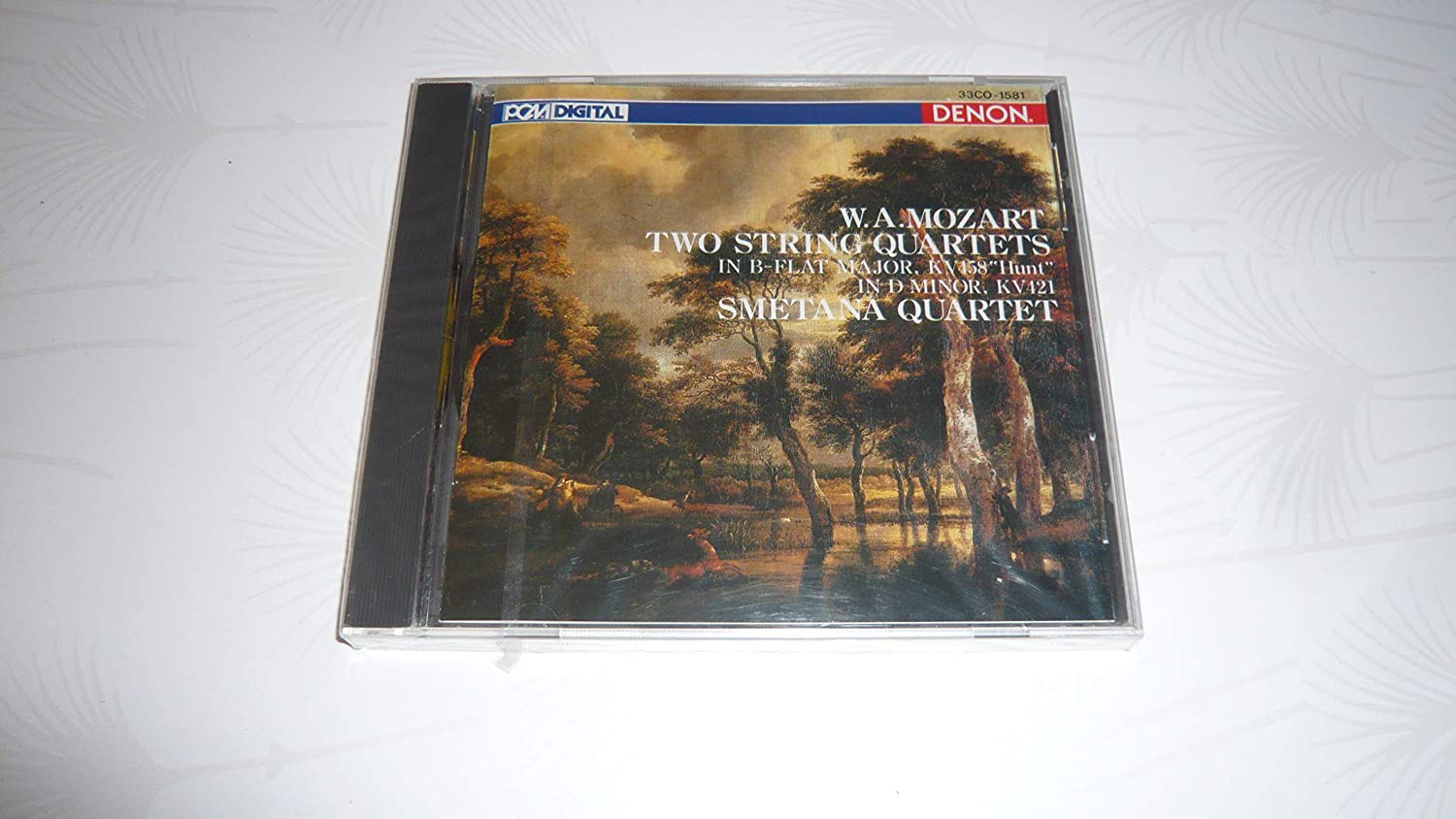 

CD SMETANA QUARTET MOZART Mozart String Quartet Hunting 33CO1581 Japan Classical Used