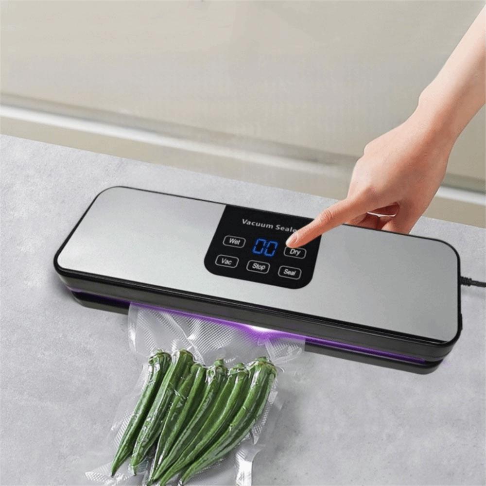 Digital Display Electric Vacuum Sealer Keep Fresh Food Bag Sealer Food Sealer  Kitchen