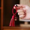 Creative Sandalwood Horse Pendant Keychain Year Of The Horse Mobile Phone Chain Backpack Hanging Decoration  Year Gifts