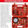 TU-114 Fuel Injector Pressure Gauge Tester Kit Diesel Engine Compression 0-140 PSI Gas Oil Pressure Tools for Car Motorcycle
