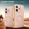 For Oppo A5 Pro 4G (Global)/5G (Global) Phone Case Carbon Fiber Textured Electroplated TPU Back Cover