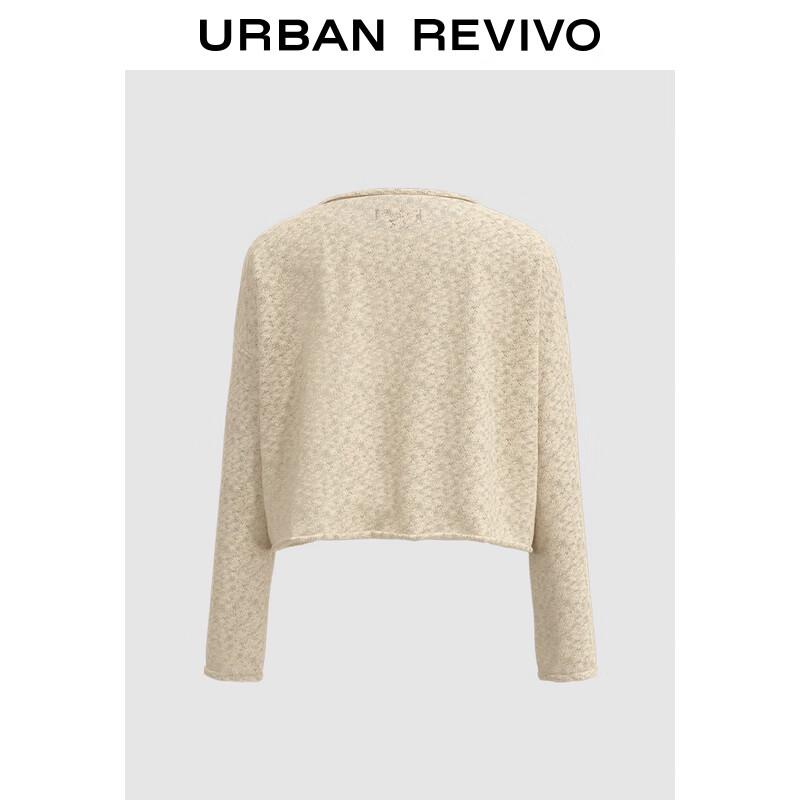 UR Women's Round Neck Long Sleeve Knit Sweater
