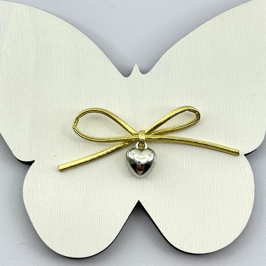 Bowknot Heart Hanging Accessory: DIY for Phone Cases, Hair Clips, Handbags, Shoes, Socks, and Bags.