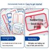 Self-Adhesive Handwritten Labels: Paper Office Memo Stickers for Classification and Marking
