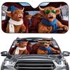 Creative Summer Aluminum Foil Car Windshield Sunshade