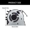 Replacement CPU Cooling Fan Notebook Coolers Metal Heat Dispersion Fan for 17-BY 17T-BY 17-CA 17Z-CA Gaming Laptop
