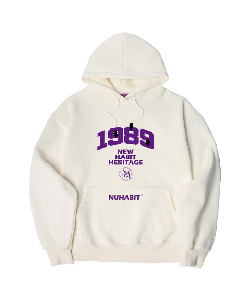 N/H Nhh Cats Oversized Fleece-Lined Hoodie_Ivory (Soh4-4Nh1213)