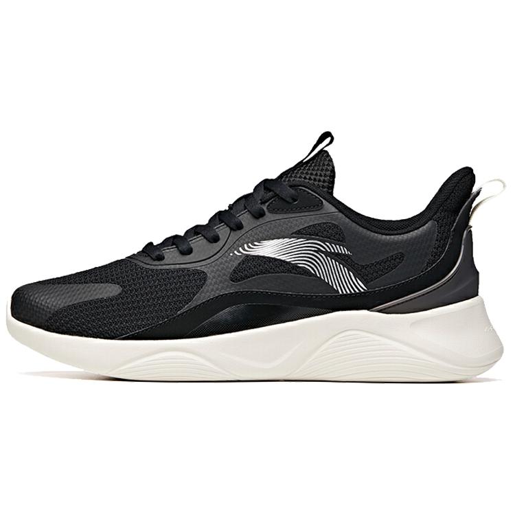

New Anta Lingyun Shock Absorbers Slip Resistant, Abrasion Resistant, Lightweight Low Top Running Shoes Men s Black White 912035562-1 41