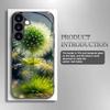 Löwenzahn gehärtetes Glas Handyhülle geeignet für Samsung Galaxy S26 S25 S24 S23 S22 S20 FE/Ultra/Plus Anti-Drop Rückabdeckung