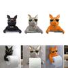 Paper Holder Dog Sculpture Stable Decoration Practical Tissue Roll Dispenser for Kitchen Home Living Room Bathroom Washroom