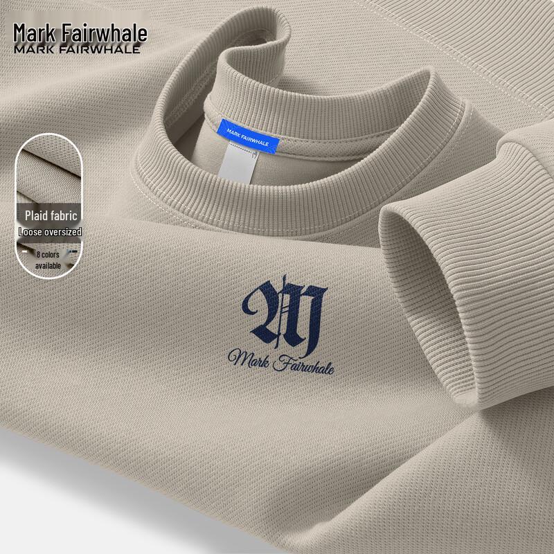 

Мужской свитшот Mark Fairwhale Осень 2025, круглый вырез, свободный крой 3XL