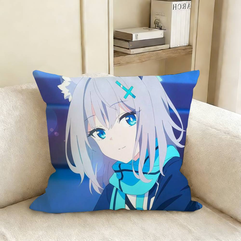 

Blue SShiroko AArchive Various Sizes Square Pillow Case For Car Home Bedchamber Decor 30x30cm