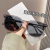 Cold Tea Frame Color-Changing Glasses, Women'S Ins High-Value Myopia, Hundreds Of Degrees, Anti-Blue Light Plain Flat Glasses, Free Shipping