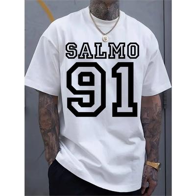 Men's Short-Sleeve T-Shirt Featuring  Print, Made from Stretchy And Comfortable , Ideal for Sports, Travel,  Everyday Casual - Regular Fit Crew Neck