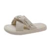 2025 New Women's Slippers Thick Sole Sandals Summer New Matsuda Versatile Fairy Style Anti Slip Soft Sole Beach Cross Slippers