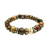 Eightvolume Ev Emblem Bead Bracelet (Brown)
