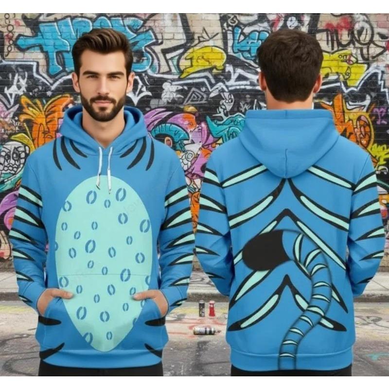 Derpy Printed Hoodie KPop Demon Hunters Autumn Winter Cozy S