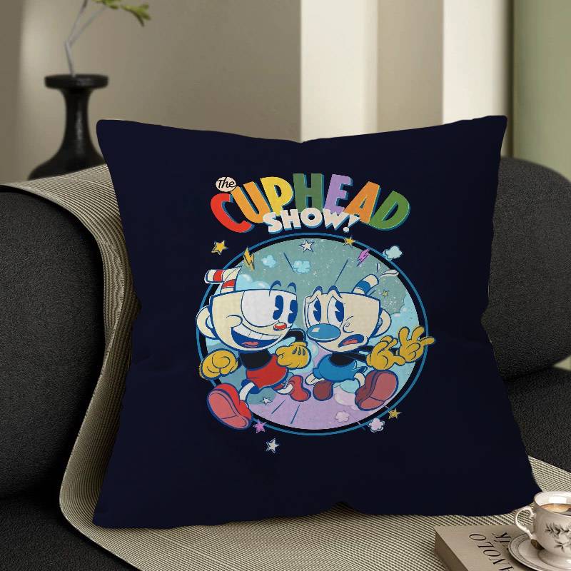 

Cartoon Game CCuphead Lucky Dragon pillow cover sofa cushion cover home room decoration children gift 30x30 cm