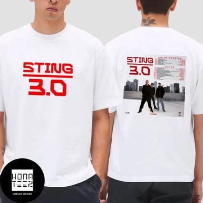 The Sting 3.0 Tourdatum 2025 Lateinamerika und EU UK Fan-Geschenke T-Shirt